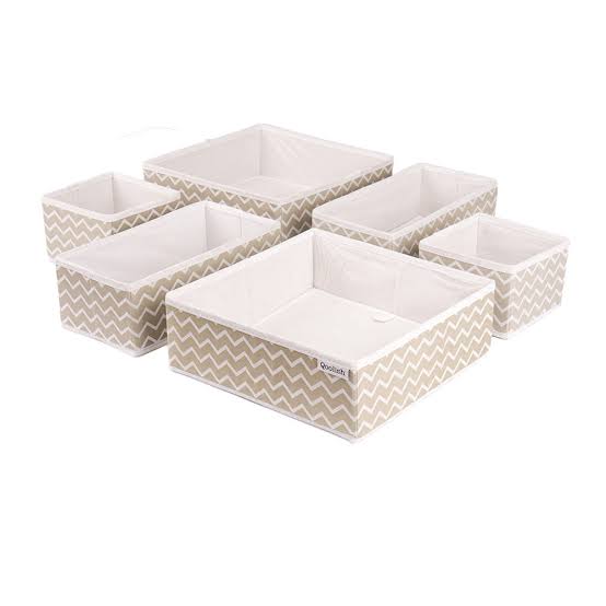 Pack Of 6 Drawer Organizers (Grey) - Image 3