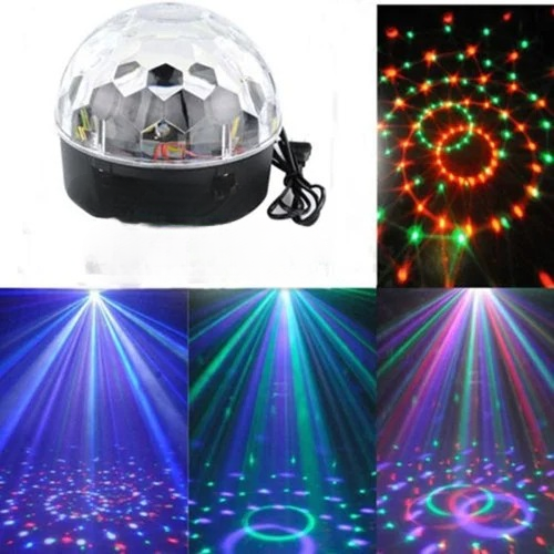 Digital RGB LED Music Crystal Magic Ball Effect Light MP3 USB Disco DJ Stage Lighting - Image 6