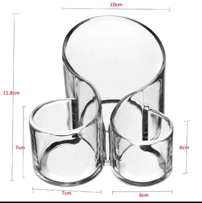 Cosmetic Makeup Organizer Transparent Acrylic Lipstick Holder Display Stand - Image 2