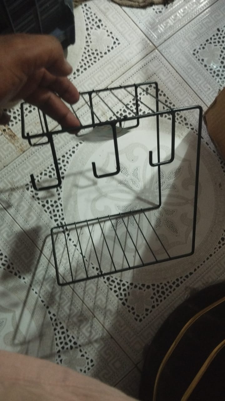 6 Hooks Iron Coffee Rack Organizer - Image 5