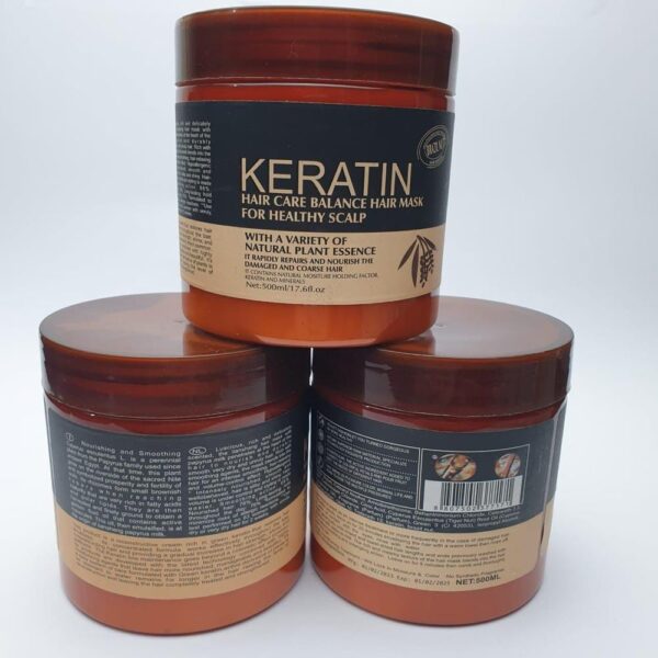 Keratin Hair Mask- Keratin Hair Treatment (500ml) - Image 3