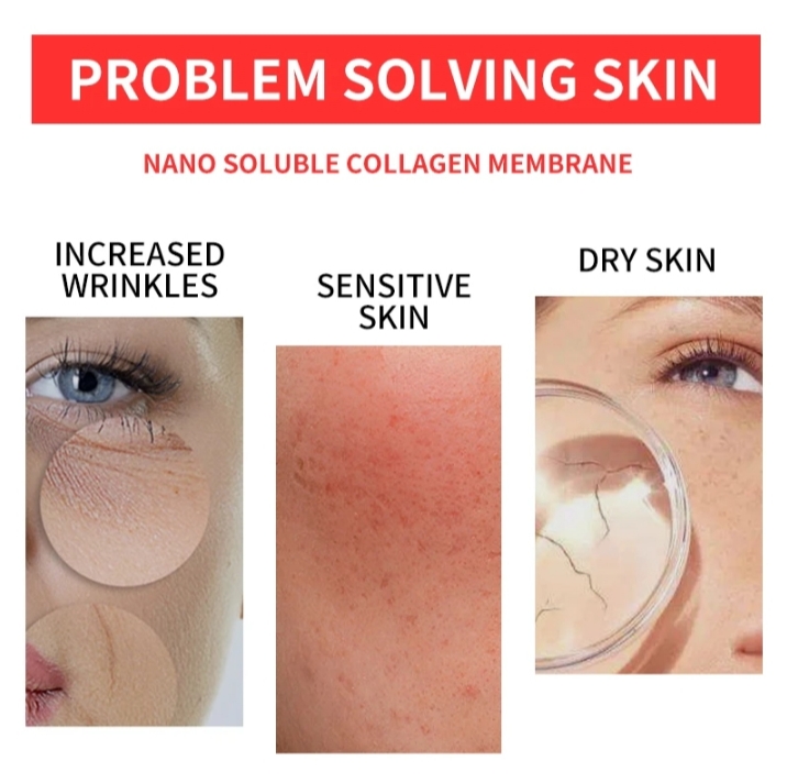 Collagen dissolving Mask for Korean glass skin | collagen filler collagen instant facial mask (Without Box) - Image 3