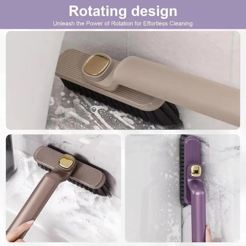 Multi-Function 360 Degree  Rotating Crevice Cleaning Brush,  Household Hard Bristle Crevice Gap Cleaning Tool (Random color)