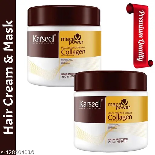 Pack Of 2 | Karseell Hair Mask Collagen Treatment Cream 16.9 OZ 500ml - Image 3