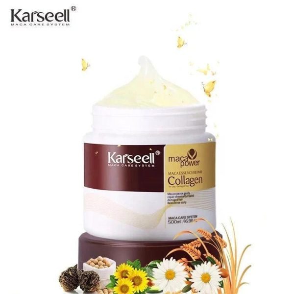 Karseell hair mask | Collagen Hair Treatment Deep Repair Conditioning Argan Oil Collagen Mask - 500ml - Image 8