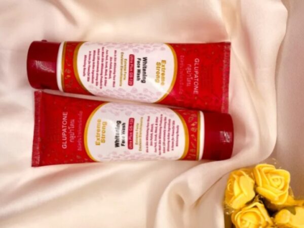 (Pack Of 2) Glupatone Whitening Face Wash GS 120 - Extreme Strong Powerful Whitening for Clear Skin 100ml - Image 3