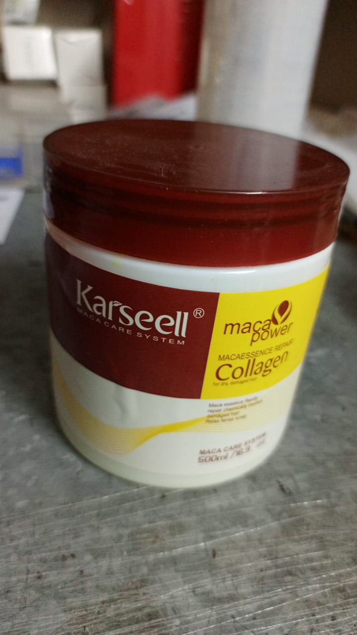 Karseell hair mask | Collagen Hair Treatment Deep Repair Conditioning Argan Oil Collagen Mask - 500ml - Image 4