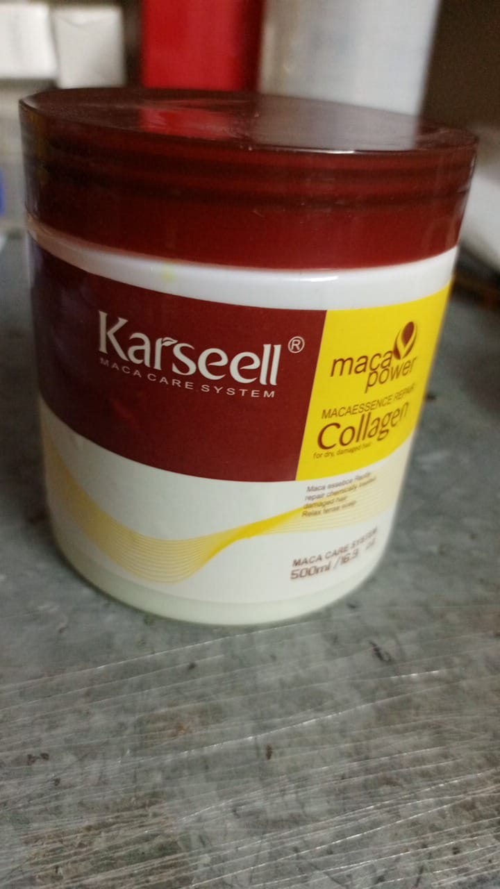 Karseell hair mask | Collagen Hair Treatment Deep Repair Conditioning Argan Oil Collagen Mask - 500ml - Image 3