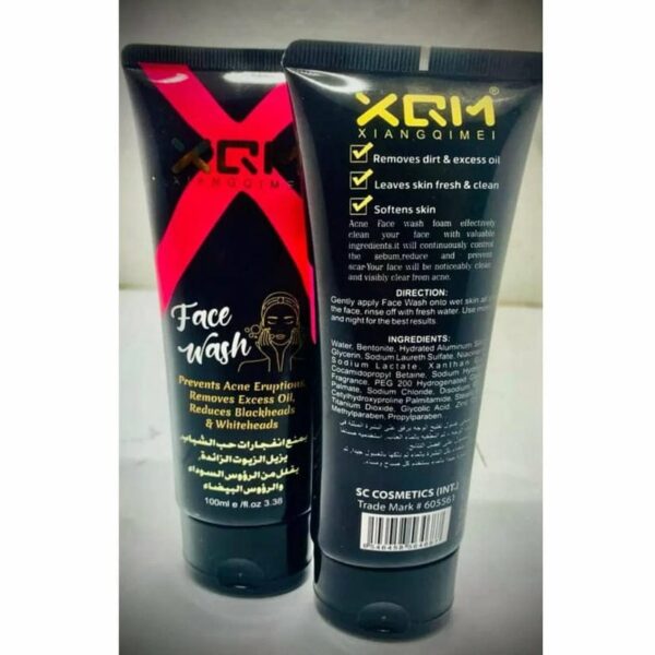 XQM Acne Free Face  Eruptions Removes Excess Oil Reduces Blackheads & Whiteheads - Image 2