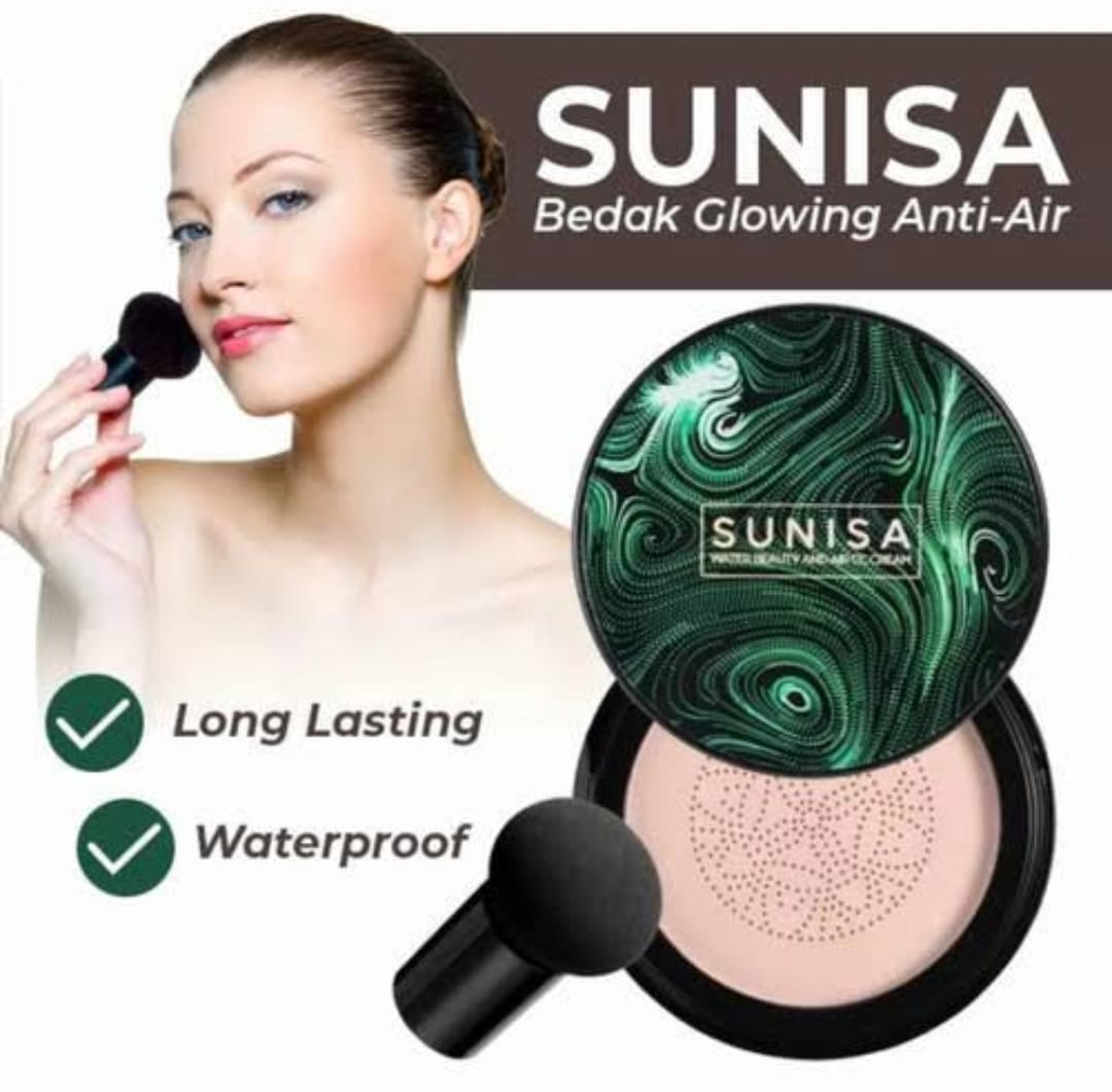 Sunisa Foundation Waterproof Mushroom Head Air Cushion BB Cream Liquid Foundations CC Cream - Image 2