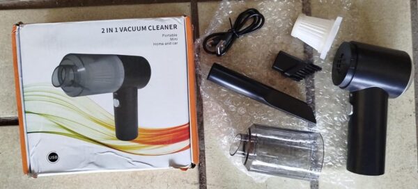 Portable 2 In 1 Mini Home And Car Vacuum Cleaner - Image 4