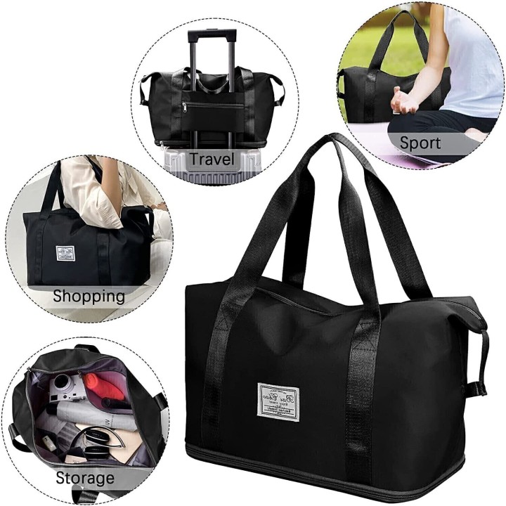 Bags for Men Women Travel Handbag Sport Adjustable Daily Shoulder Bag - Image 8