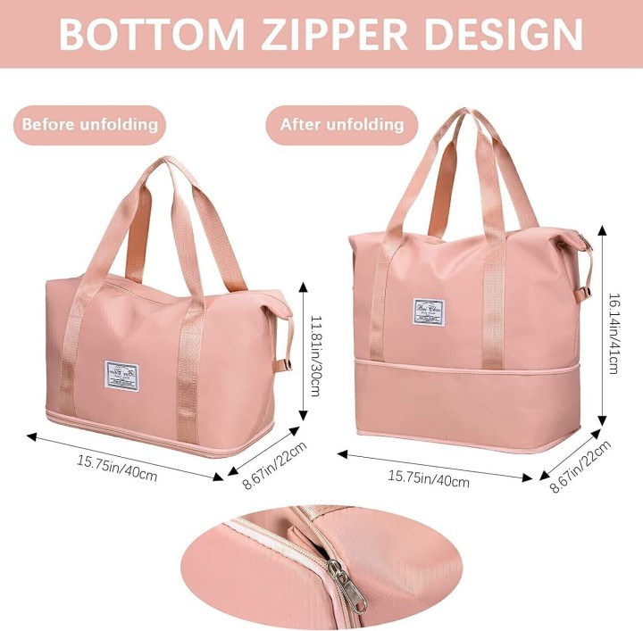 Bags for Men Women Travel Handbag Sport Adjustable Daily Shoulder Bag - Image 5