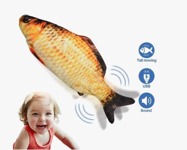 Rechargeable Flopping fish toys for babies and toddlers. (random fish ) - Image 2