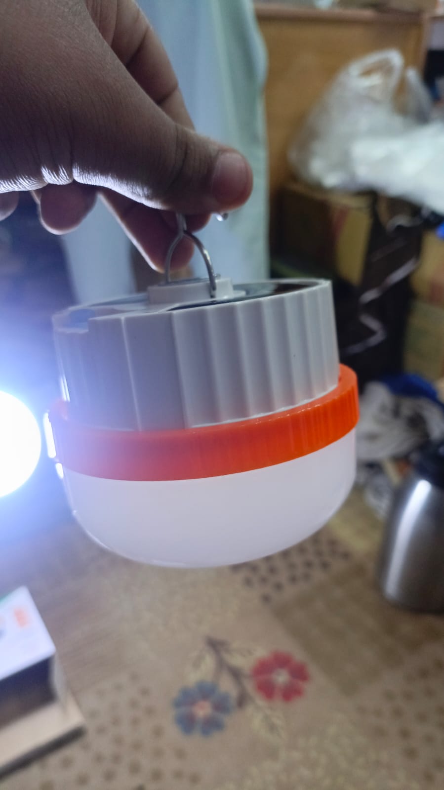Multifunctional LED Bulb+Battery EMERGENCY ENERGY-SAVING LAMP 100W(ML-71S) - Image 6