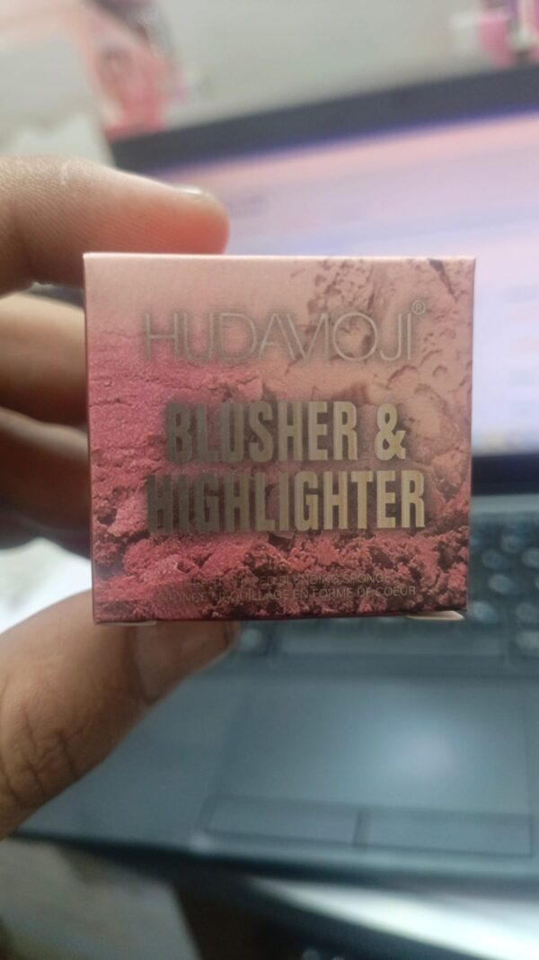 3 In 1 Matte Highlighter Blush Palette Pearly Blusher Shimmer Brighten Silkworm Eyeshadow Face Contour Powder Makeup Palette - Image 2
