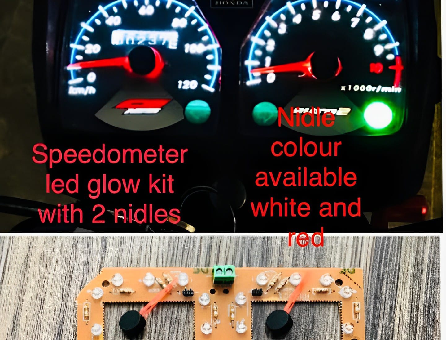 Honda Spedometer Led glow kit with niddle for Honda Cg 125 motorcycle motor bike - Image 5