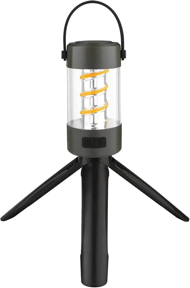 Wireless Speaker Lantern - Bluetoooth Camping RechargeableLight, Outdoor Stereo Lantern | Portable LED Lamp with Wireless Speaker, Waterproof Speaker with Built in Light for Camping Hiking Outdoors - Image 8