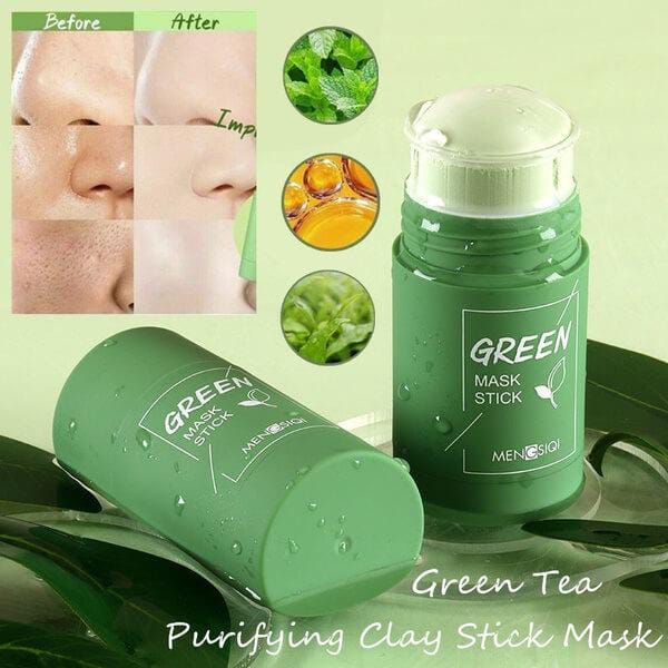 THE MAGIC GREEN STICK MASK ,green tea oil control cleansing mask 40 Gm - Image 6