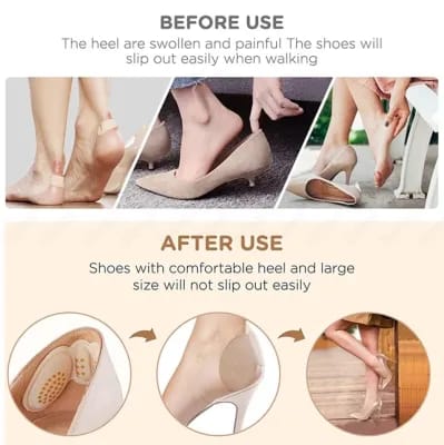6 Pcs Women Insoles for Shoes High Heel Pad (random color) - Image 3