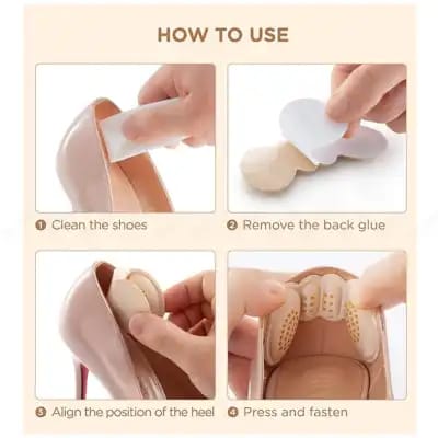 6 Pcs Women Insoles for Shoes High Heel Pad (random color) - Image 5