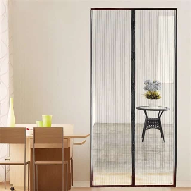 Magic Mesh Deluxe- Hands Free Magnetic Screen Door, Mesh Curtain Keeps Bugs Out - Image 3