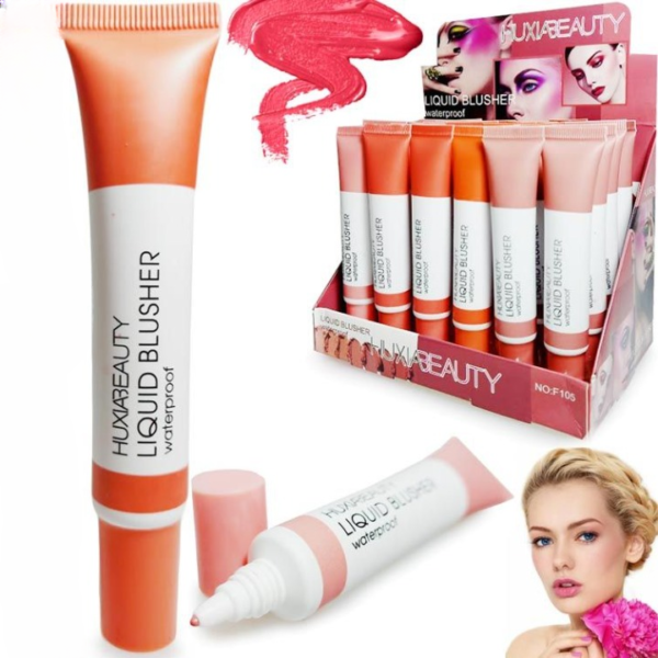 4 Pcs Liquid Blushon | HUXIA BEAUTY LIQUID BLUSHER for girls