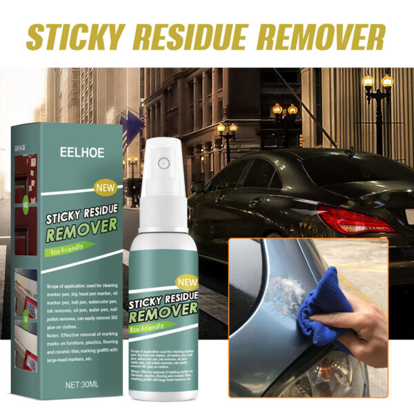 Sticky Stuff Remover Gel Spray, Portable Surface Safe Adhesive Remover, Ideal for Sticky Stains such as Bubblegum, Adhesive, Tape, Label Residue (30ML) - Image 17