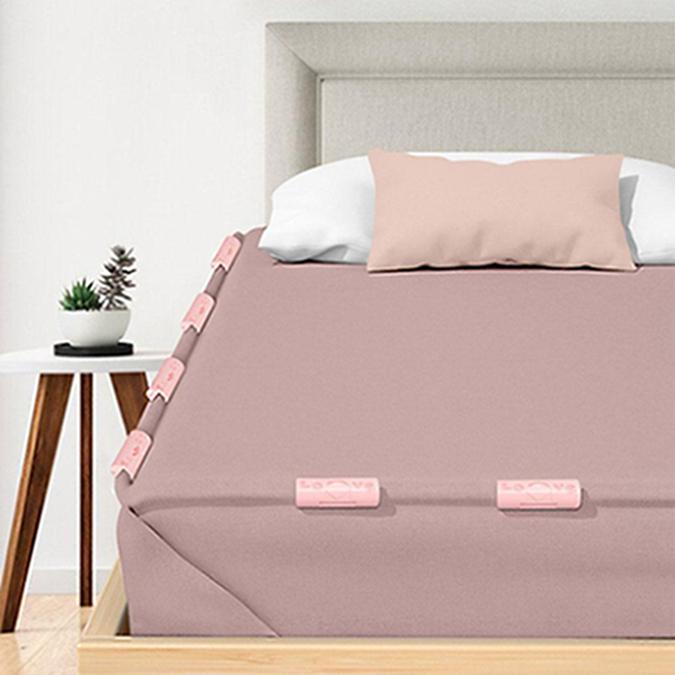 Mattress Bedsheet Fixing Clips | Bed Sheet holder | Anti-Skid Buckle Bed Cover Grippers (Random color) - Image 15