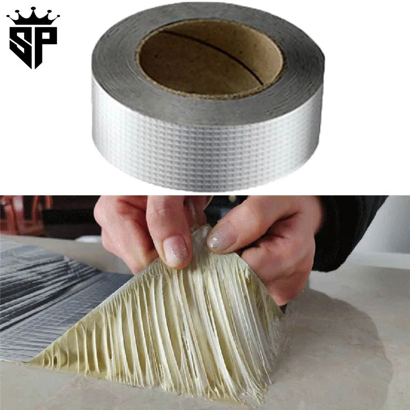 Aluminum Foil Tape  Waterproof Leakage  Strong Self-Adhesive Repair , Window Sill Gap, Pipe Rupture, Surface Crack, Home Renovation - Image 9