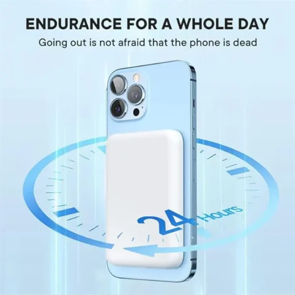 Apple Magsafe Wireless Power Bank For Iphone 5000mah 20w Fast Charging - Image 3