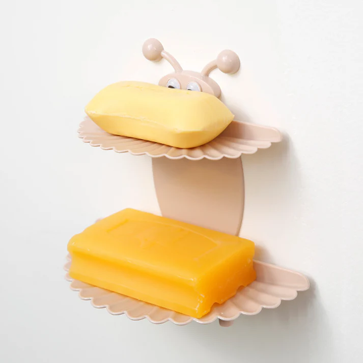 Self Adhesive Double-layer Soap Holder (Random color) - Image 4
