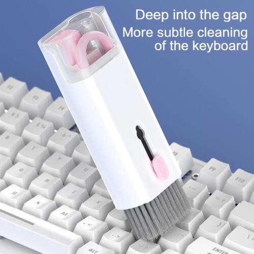 7 In 1 Kit Scalable Keyboard Cleaner Brush Earphone Cleaning Pen Cleaner Multifunction cleaning brush (random colors) - Image 17
