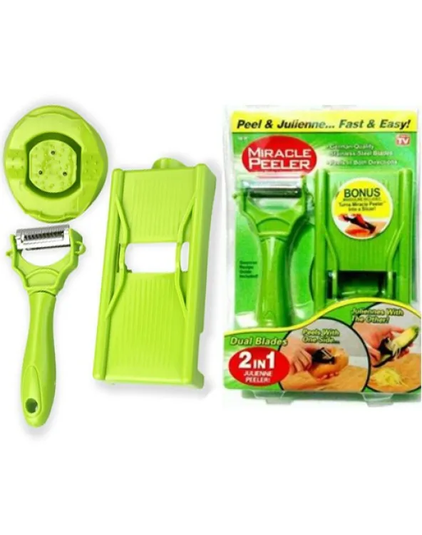 2 In 1 Miracle Peeler Green - Image 3