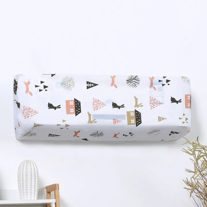 Ac Protective Dust Cover  Cute Cartoon Printing Dust Cover for air condition (Random design & Color)1 ton - Image 4