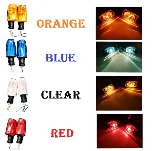 Pack of 5 set  (20 pcs )  fancy mini indicator for all bikes - Image 2