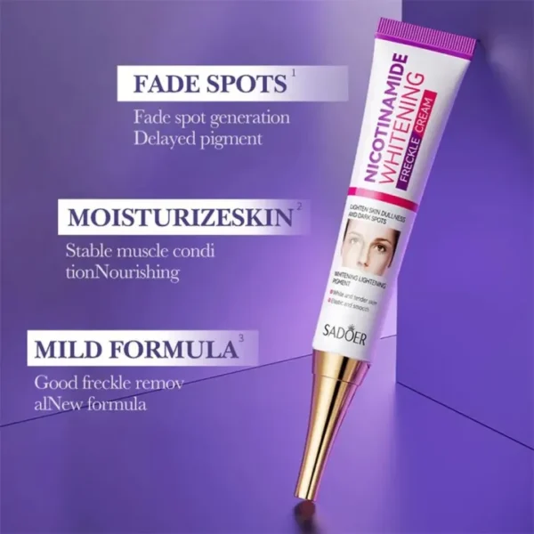 Nicotinamide Whitening Freckles Cream Remove Melasma Dark Spot Acne Marks Lightening Melanin Brightens Skin Tone Face Skin Care - Image 7