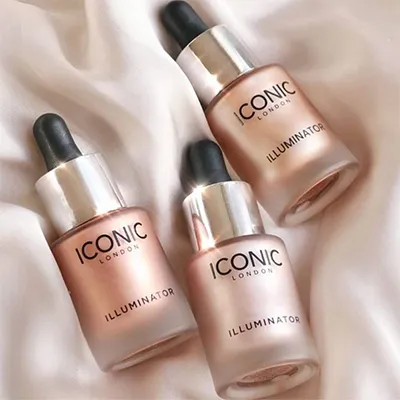 set of 3 Iconic Illuminator Shine Liquid Highlighter - Image 2