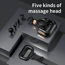 Rechargeable Massager Facial with Belt Model HB-016  04 Massage head attachement for muscle pain relief (random color) - Image 9
