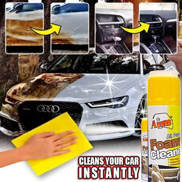 Aim MULTI-PURPOSE FOAM CLEANER SPRAY for car seats roof, sofa and household items - 460 ML - Image 8