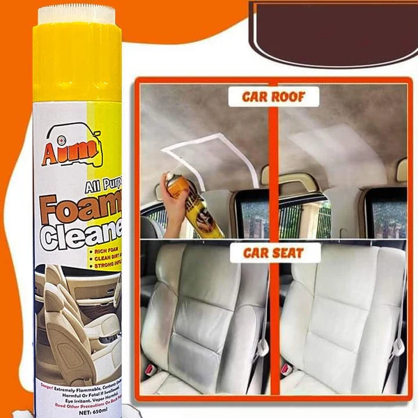 Aim MULTI-PURPOSE FOAM CLEANER SPRAY for car seats roof, sofa and household items - 460 ML - Image 6