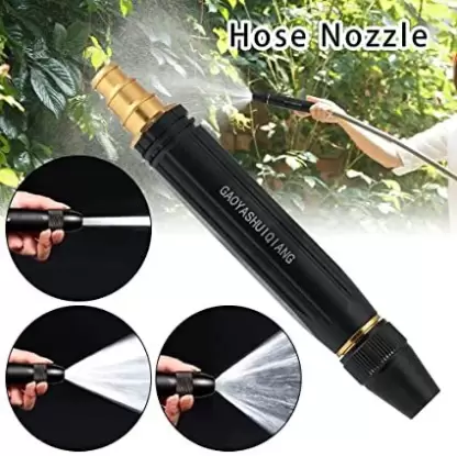 Metallic Multifunctional Direct Spray Gun For Car Watering Flowers Washing Glass Water Column Car Wash Water Gun Straight Nozzle - Image 4