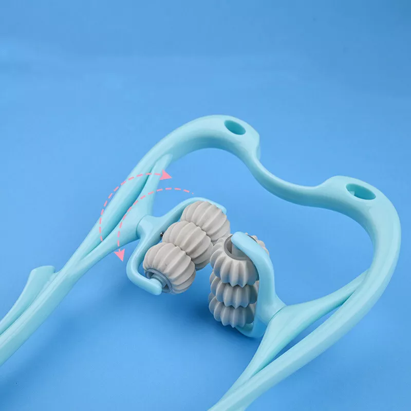 Manual Neck Massager For Cervical pain, deep Tissue | Handheld Massager Tool for Legs Waist Neck and Shoulder (Random color) - Image 19