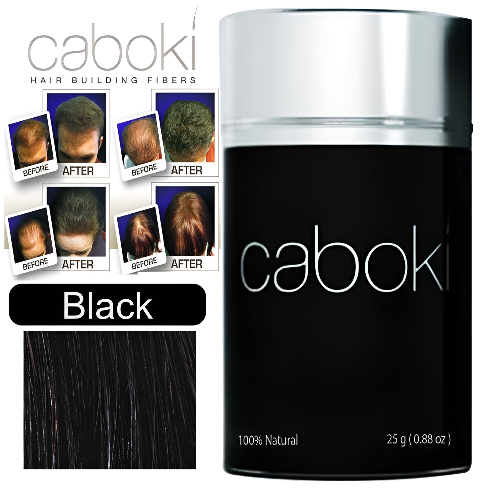 CABOKI HAIR BUILDING FIBERS - 25g - Image 6